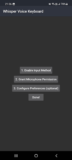OpenAI Whisper Keyboard Screen 3