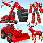 Cover Image of Download Snow Excavator Deer Robot Car 50 APK