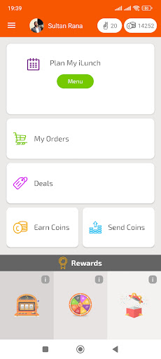 iLunch Screen 2