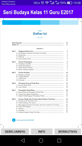 Seni Budaya Kelas 11 Guru E2017