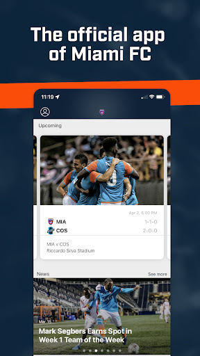 Android application Miami FC screenshort