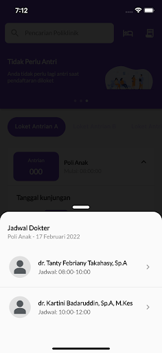 Antrian RSUD Sawerigading Screen 2