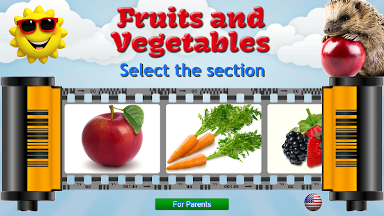 Fruits and Vegetables for Kids  Screenshots 1