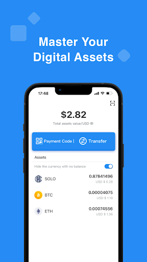 ArkPay - BTC ETH Wallet Screen 2