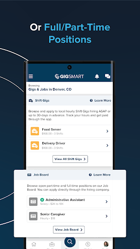 Screenshot of GigSmart Get Gigs