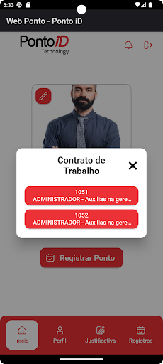 Web Ponto App Screen 3