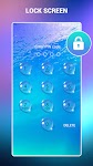 screenshot of Lock screen - water droplets