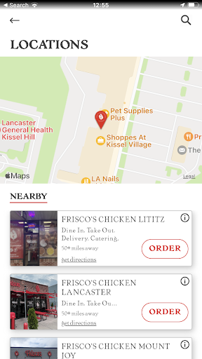 Friscos Chicken Screen 2