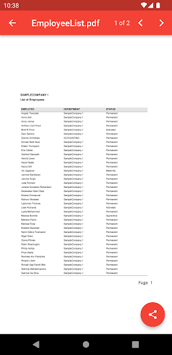 SSD Document Portal Screen 3