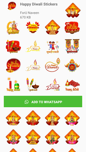 Happy Diwali Greetings Sticker