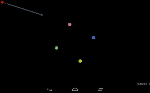 Android application Gravity Bounce screenshort