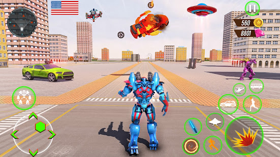 Bus Robot Car War - Robot Game 7.4 screenshots 14