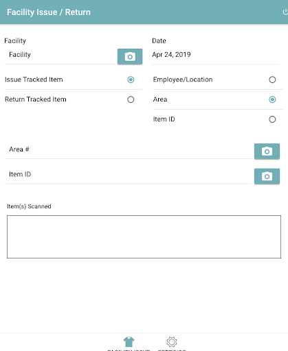 ControlTex® Item Tracking Screen 2