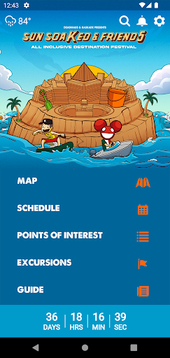 Android application Sun Soaked screenshort