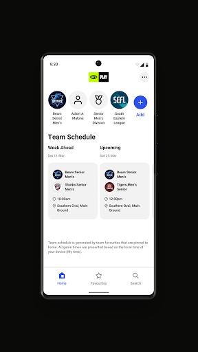 Play AFL Screen 2