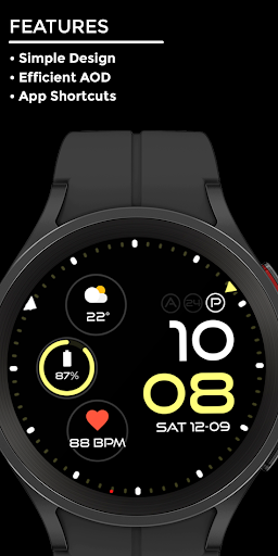 Nighty Digital 19 - watch face screenshot 7