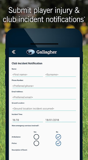 Android application Sport@Gallagher - League screenshort