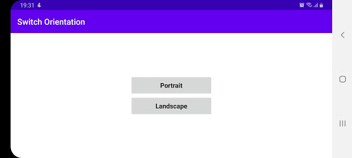Change Orientation Screen 2