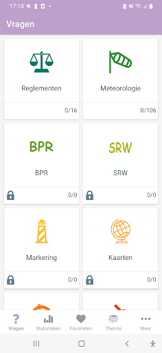 Android application Demo Klein Vaarbewijs 2 screenshort