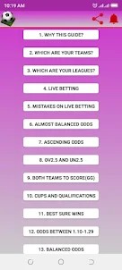 BETTING GUIDE BOOK