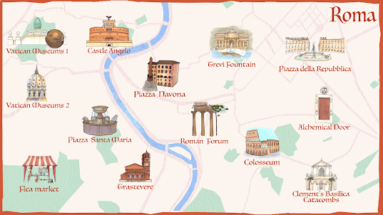 Caça Objetos: Aventura em Roma