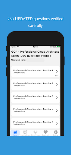 Android application Pro Cloud Architect Exam 2024 screenshort