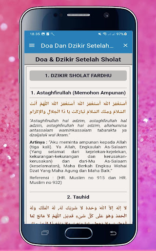 Doa Dan Dzikir Setelah Sholat Screen 3