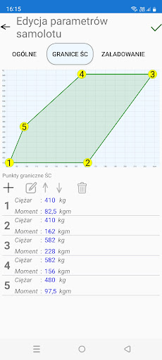 Aircraft Weight and Balance Screen 3