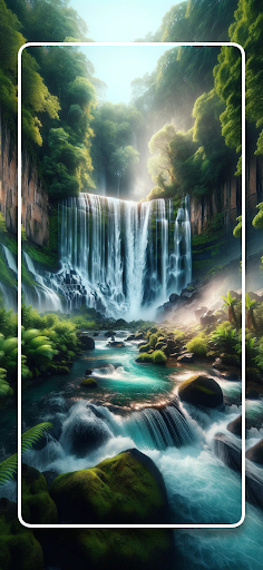 Screenshot of Cool Waterfall Wallpaper 4K HD