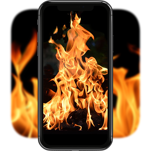 3D Fire Live Wallpaper HD  Icon