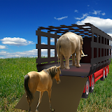 wild livestock & animals transport offload Truck icon