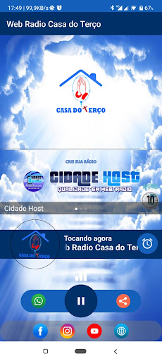 WEB RÁDIO CASA DO TERÇO Screen 3