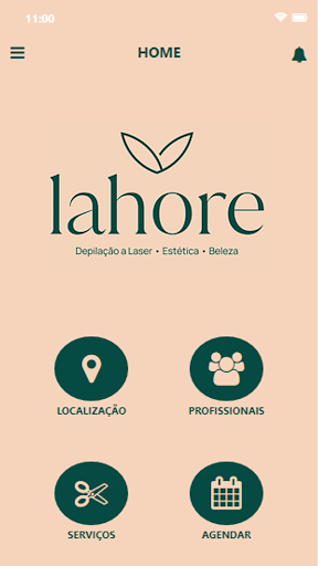 Android application Lahore Clínica screenshort