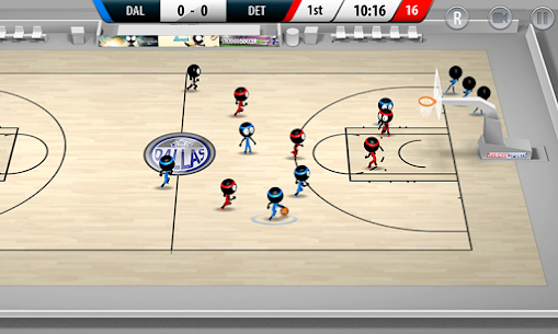 Stickman Basketball 2017 1.1.4 Apk + Mod 2