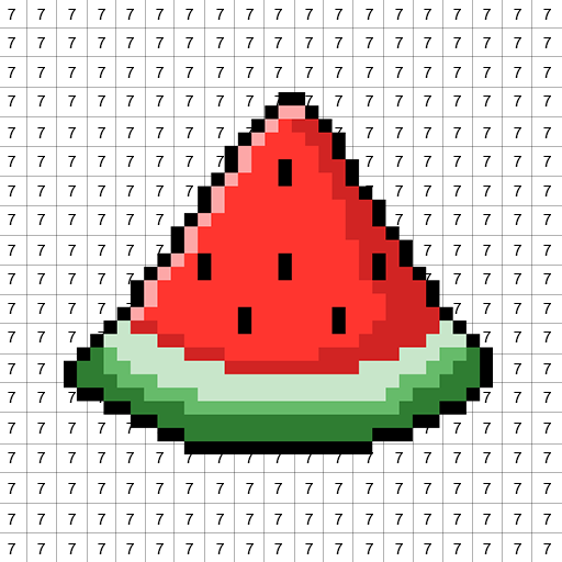 Pixel Number - DIY Coloring