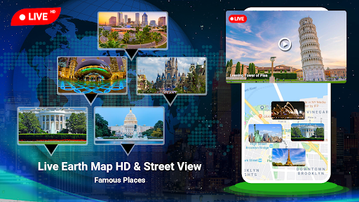 Earth Map 3D - Live Street Cam Screen 3