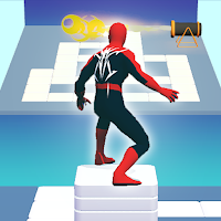 Superhero Stacky Maze - Stacky Dash Game 3D