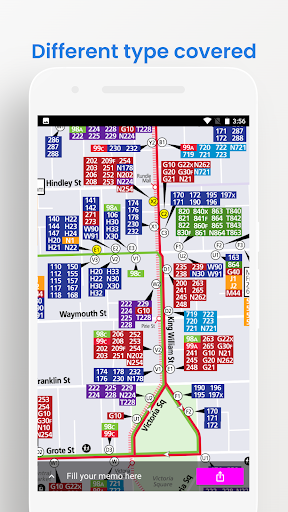 Adelaide Metro Rail Travel Map