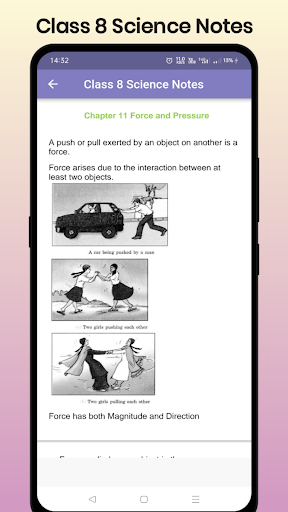 Class 8 Science Notes Screen 3