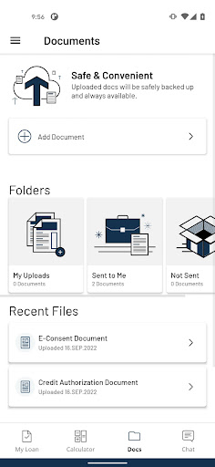 Sequence Mortgage: Loan Portal Screen 3