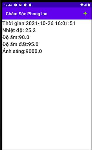 He thong cham soc phong lan Screen 2