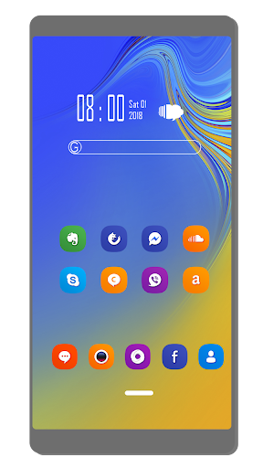 Theme for Samsung Galaxy A10 Screen 3