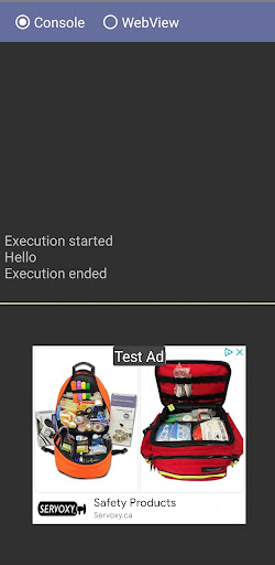 JavaScript For Android Screen 2