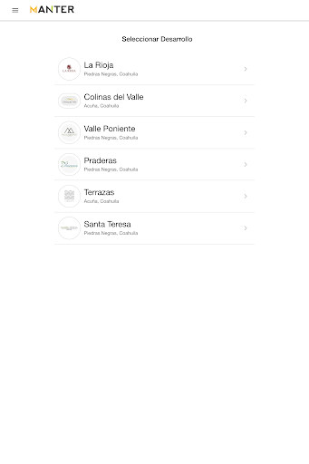 Manter - Control de Calidad Screenshot