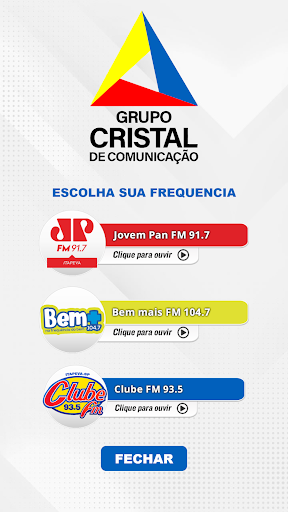 Android application Grupo Cristal de Comunicação screenshort