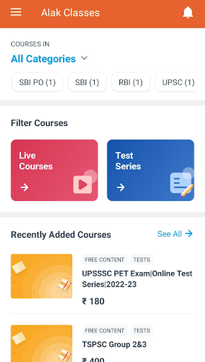 Alak classes Screen 3