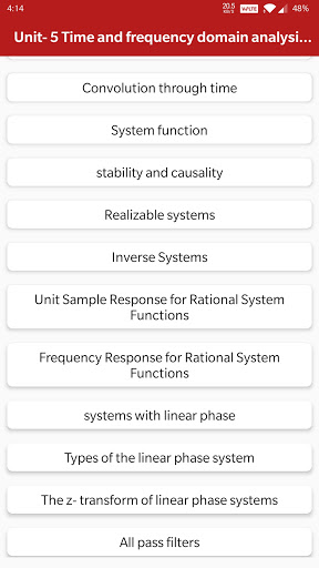 Signals And Systems Screen 3