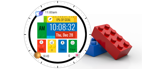Colourful Blocks Watch Face
