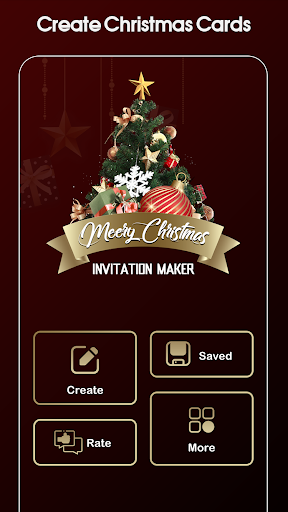 Android application Christmas Invitation Cards screenshort