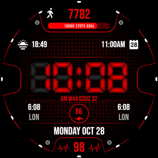Informative Watch Face 048
